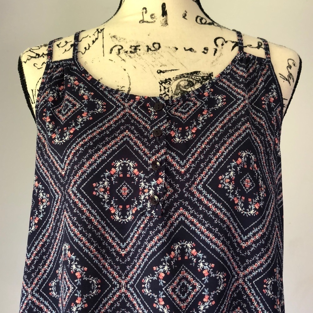 Pink Rose Floral Top